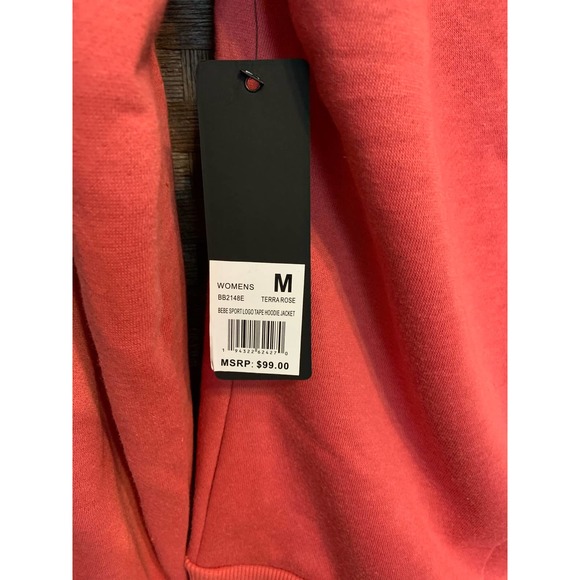 Bebe Sport Mini Logo Tape Jacket- Size Medium - Picture 8 of 8